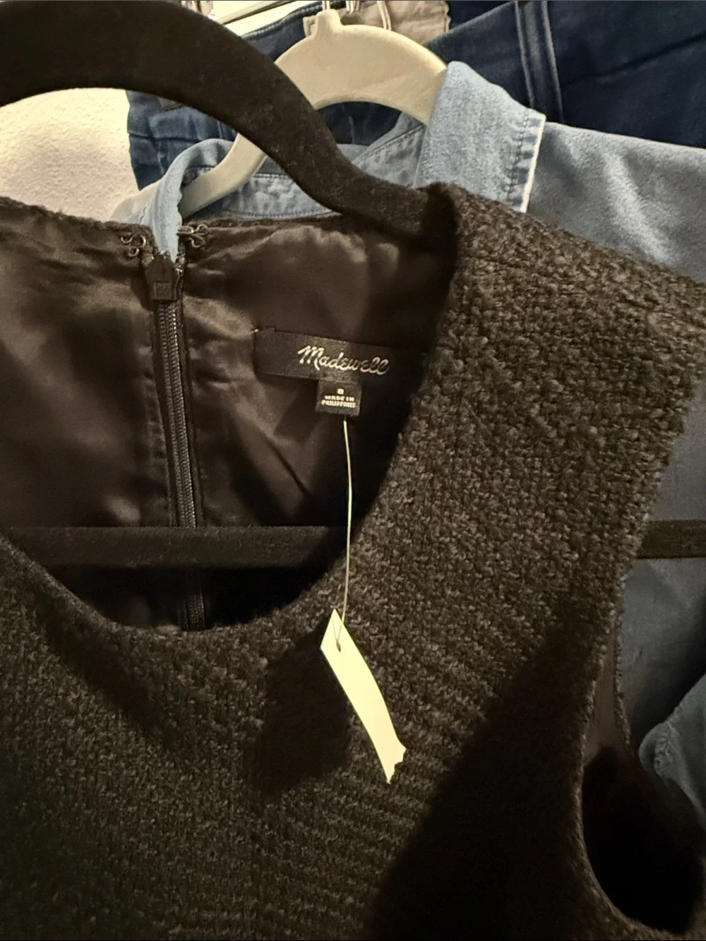 Madewell Boxy Shell Top in Tweed - Picture 6 of 10